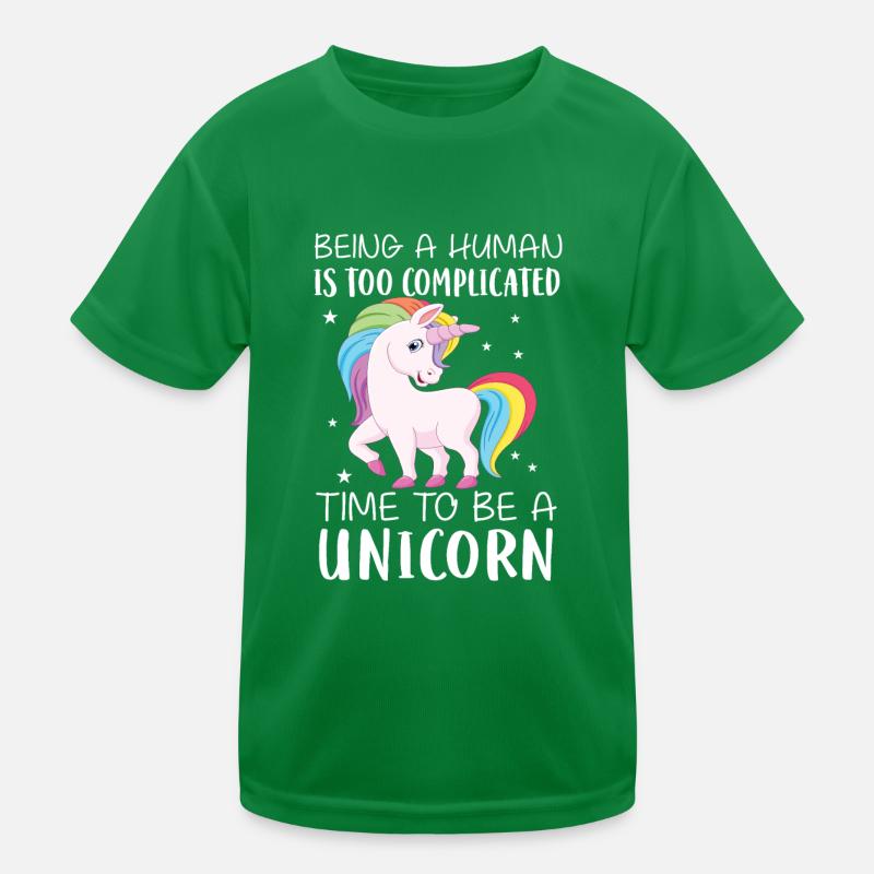 Zeit, um Ne ein Einhorn ziemlich süße Fantasy-Geschenk Kinder Funktions-T-Shirt