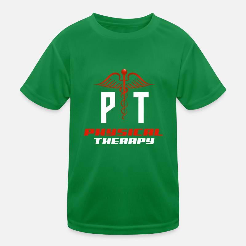 Physiotherapist Health Training Gift Kids Functional T-Shirt