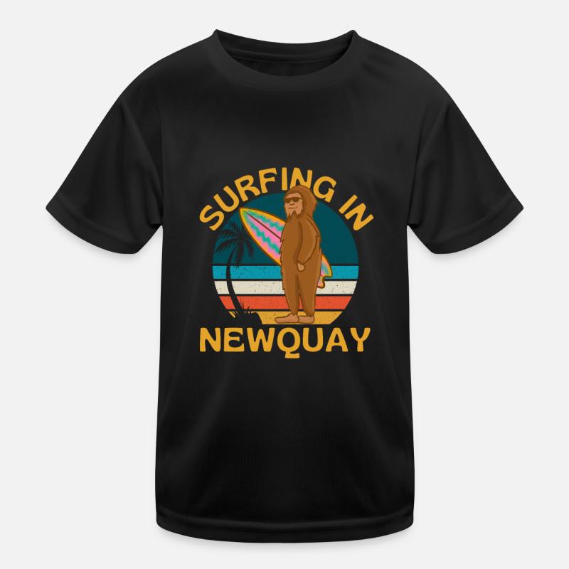 Surf à Newquay Cornwall T-shirt sport Enfant
