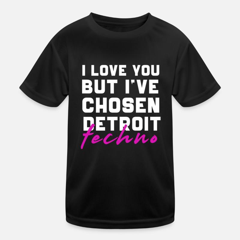 Detroit Techno T-shirt sport Enfant