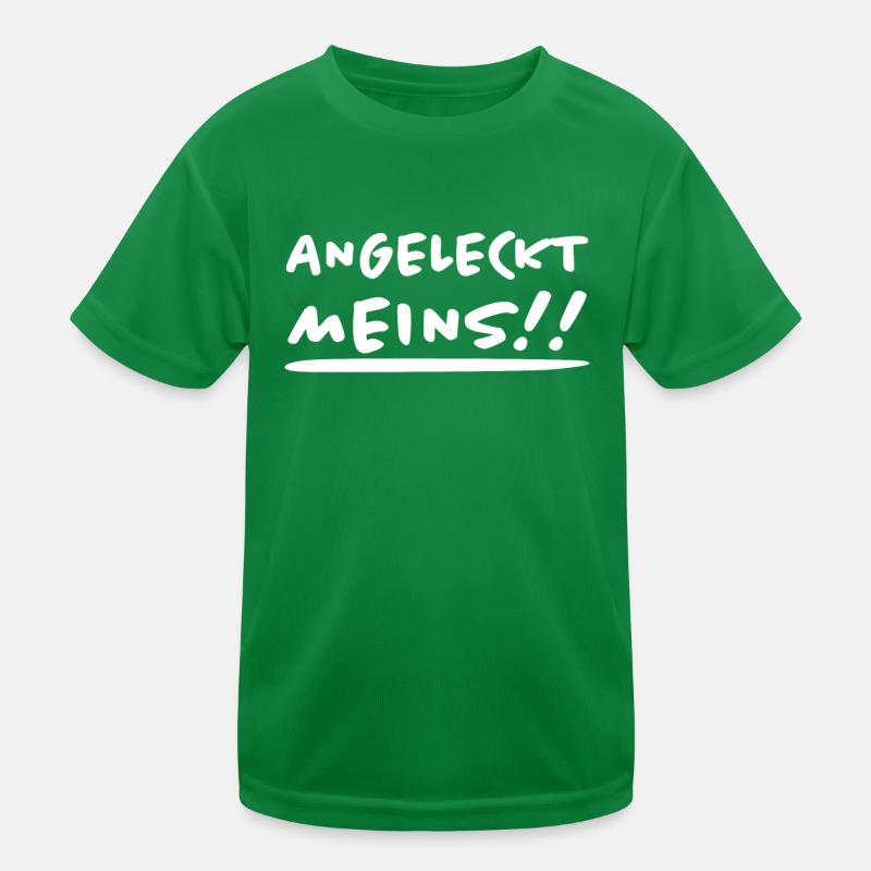 Angeleckt Meins Lustiger Spruch Frech Eis Geschenk Kinder Funktions-T-Shirt