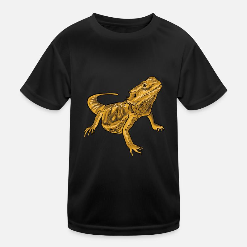 Bearded Dragon Kids Functional T-Shirt