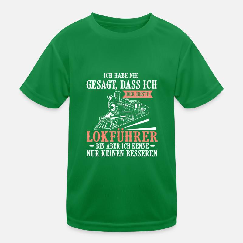 Bester Lokführer Sarkasmus Eisenbahner Zugführer Kinder Funktions-T-Shirt