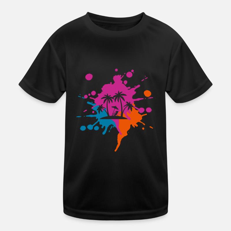 Vacances Taches colorées T-shirt sport Enfant