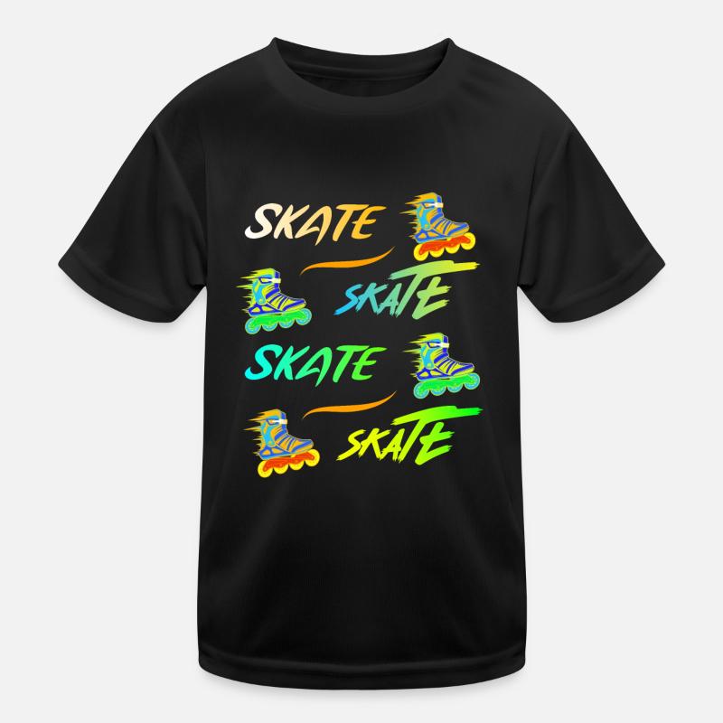 Skate, skate, skate inline skating. Kids Functional T-Shirt