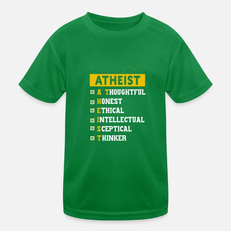 Athée T-shirt sport Enfant