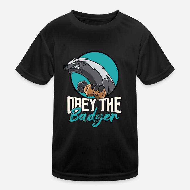 Obéis au blaireau T-shirt sport Enfant