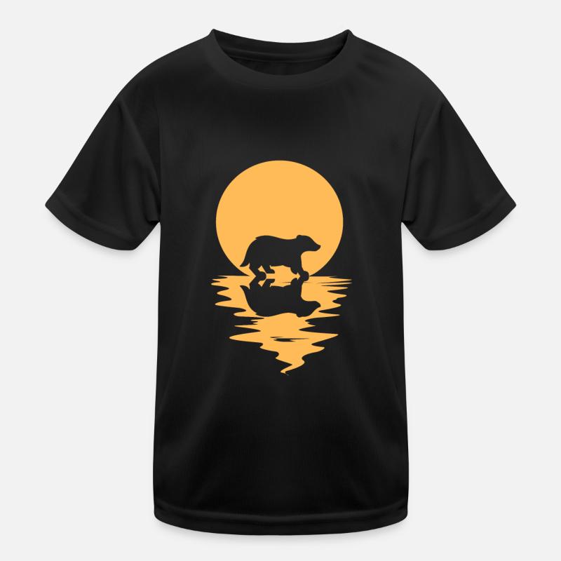Dachs Kinder Funktions-T-Shirt