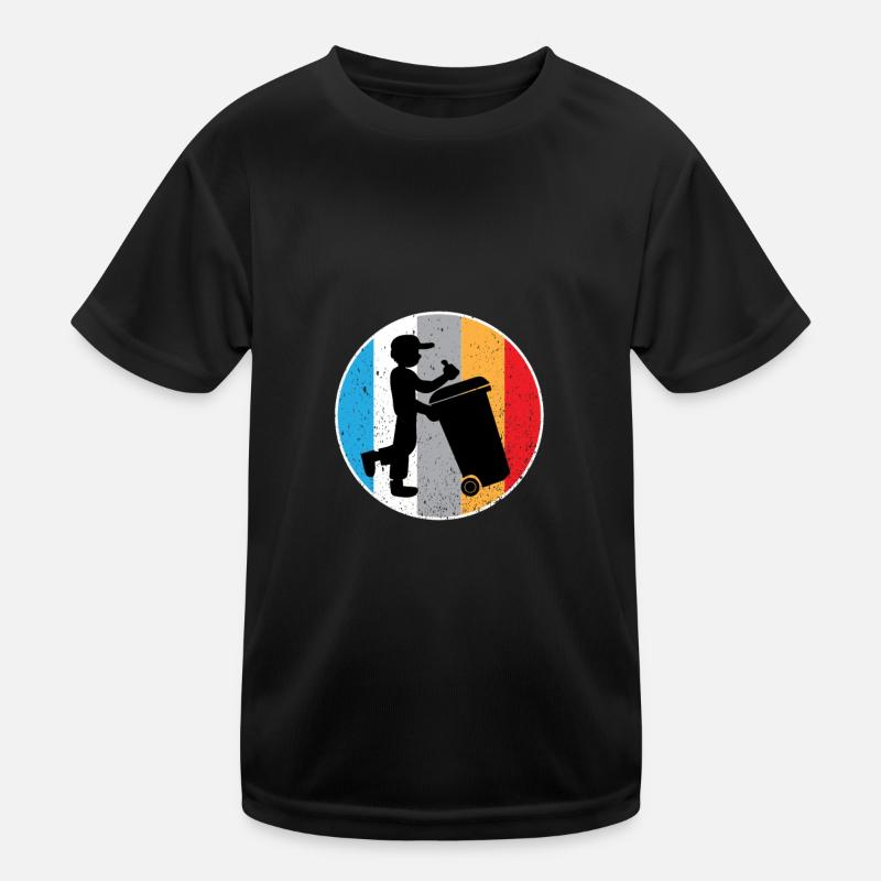 Garbage man Waste disposal Waste bin waste separation Kids Functional T-Shirt