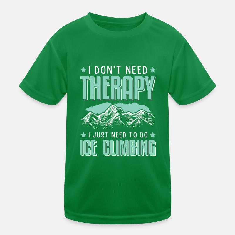 L’escalade de la glace T-shirt sport Enfant