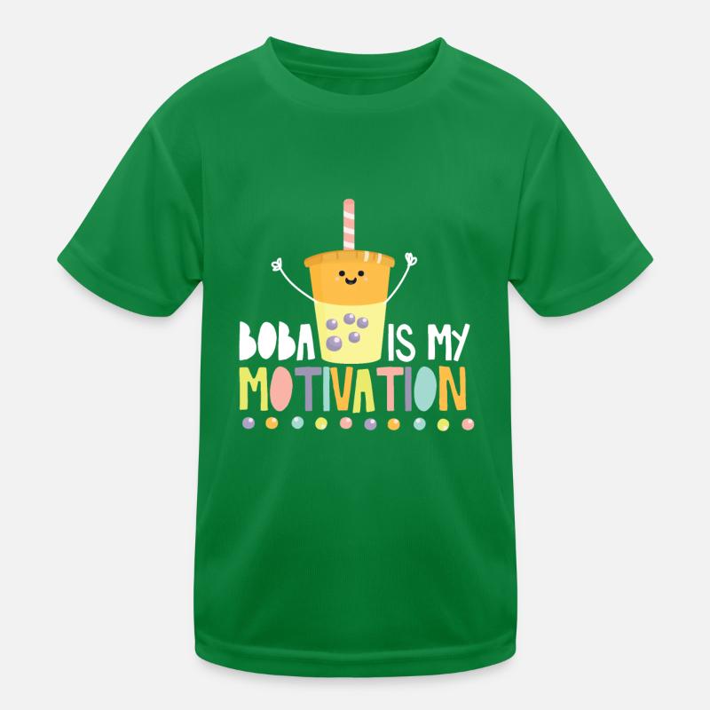 Bubble Tea Kinder Funktions-T-Shirt