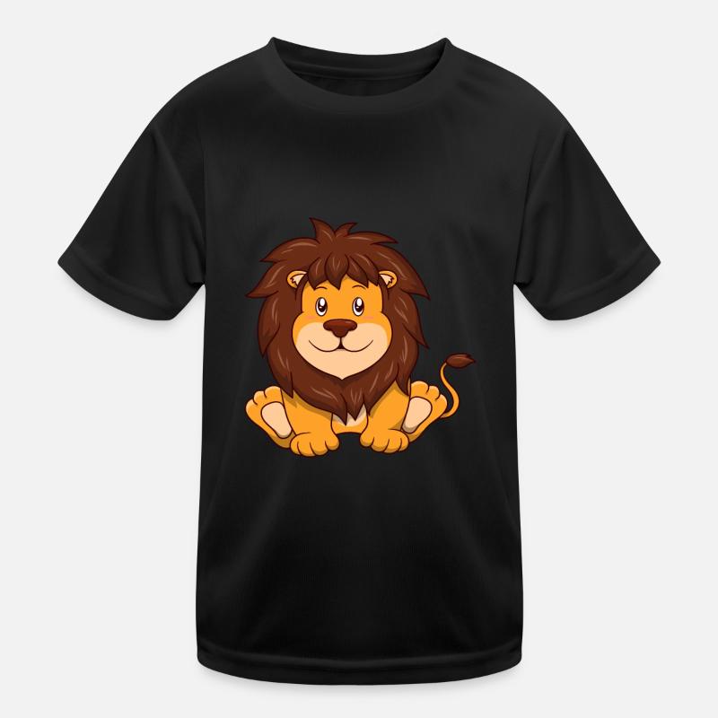 Süßer Löwe Kinder Funktions-T-Shirt