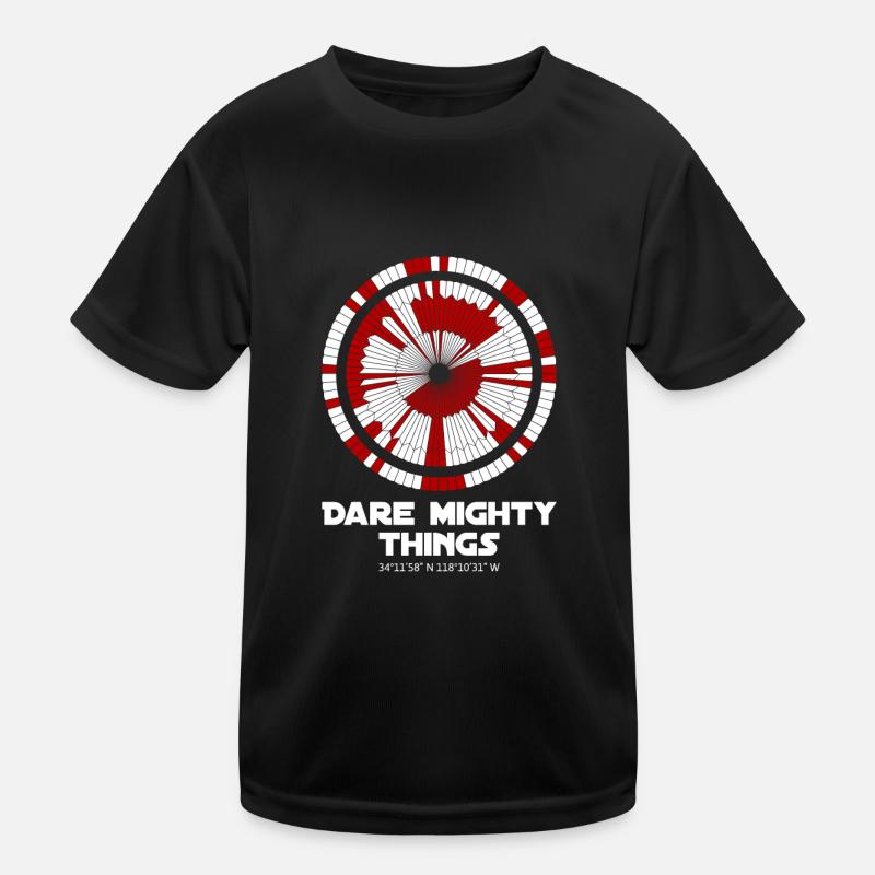 Dare Mighty Things Perseverance Mars Rover Landing Kids Functional T-Shirt
