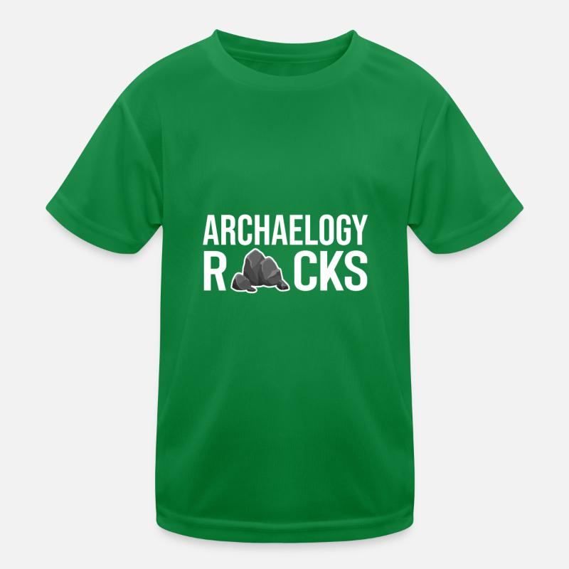 Archaeology Archaeologist Ancient Bone Research Kids Functional T-Shirt
