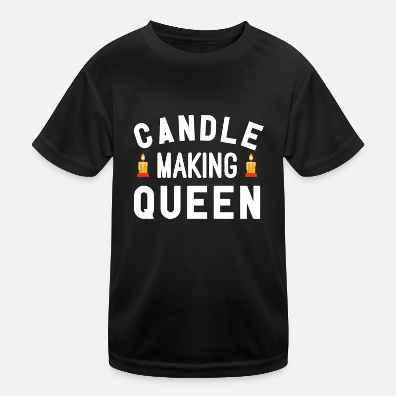 Candles Candle Candle Maker Wax Candle Making Kids Functional T-Shirt