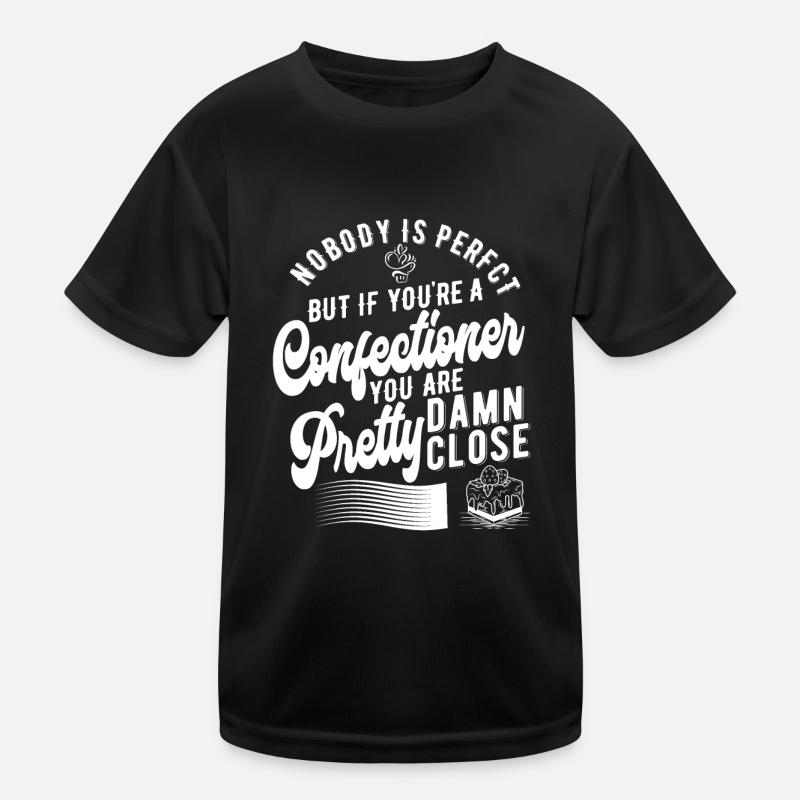 Pastry Chef Confectioner Kids Functional T-Shirt