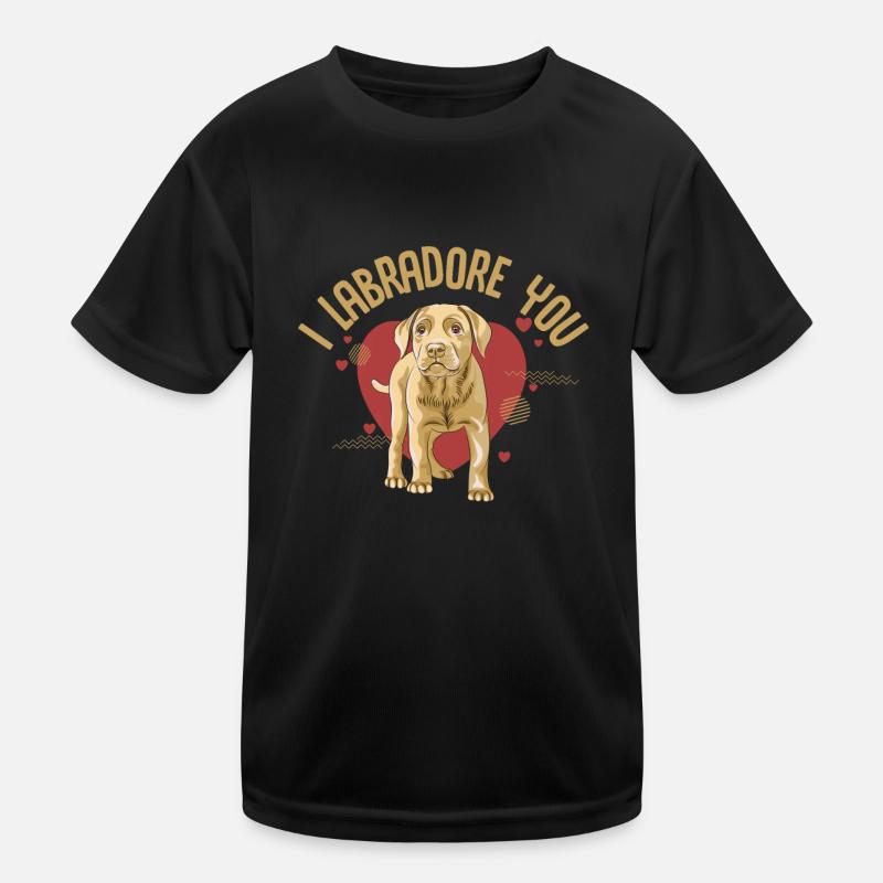 Labrador, chien labrador, labrador retriever, T-shirt sport Enfant