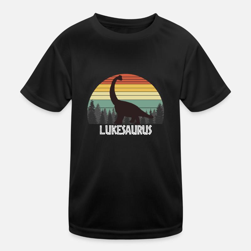 LUKESAURUS LUKE SAURUS LUKE DINOSAUR Kids Functional T-Shirt
