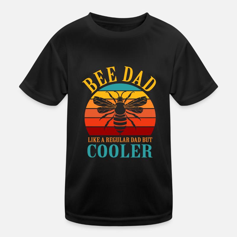 Bee Dad Lustiger Imker Fun Pun Bee Whisperer Kinder Funktions-T-Shirt