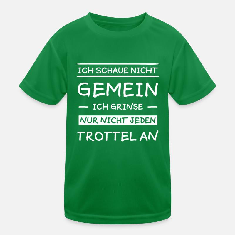 Gemein Trottel Lustiger Spruch Frech Fun Geschenk Kinder Funktions-T-Shirt