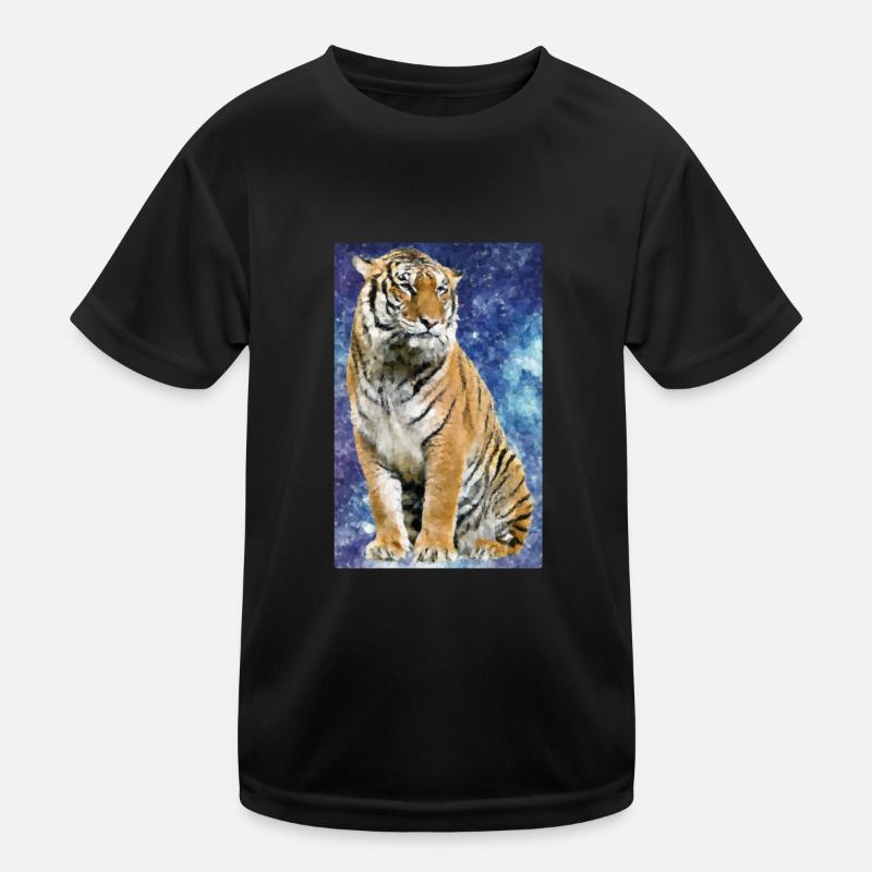 Tiger Polygone T-shirt sport Enfant
