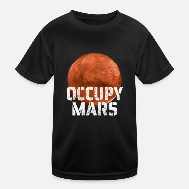 Occupy Mars Mission to Mars Space Explorer Kids Functional T-Shirt