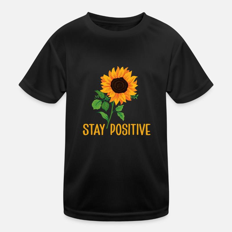 Tournesol reste positif T-shirt sport Enfant
