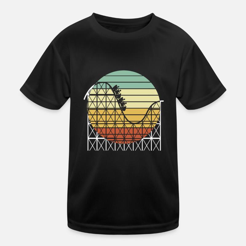 Roller coaster Kids Functional T-Shirt