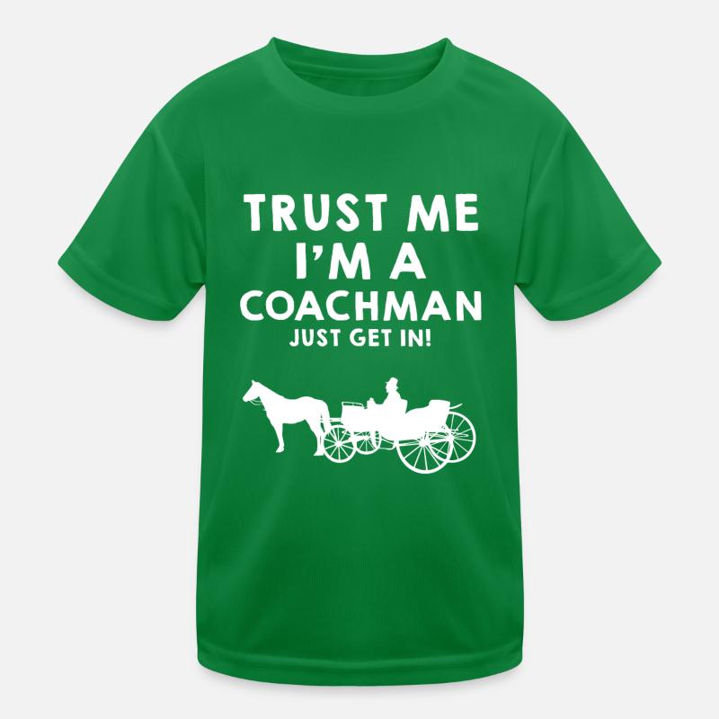 Cocher cocher cheval T-shirt sport Enfant