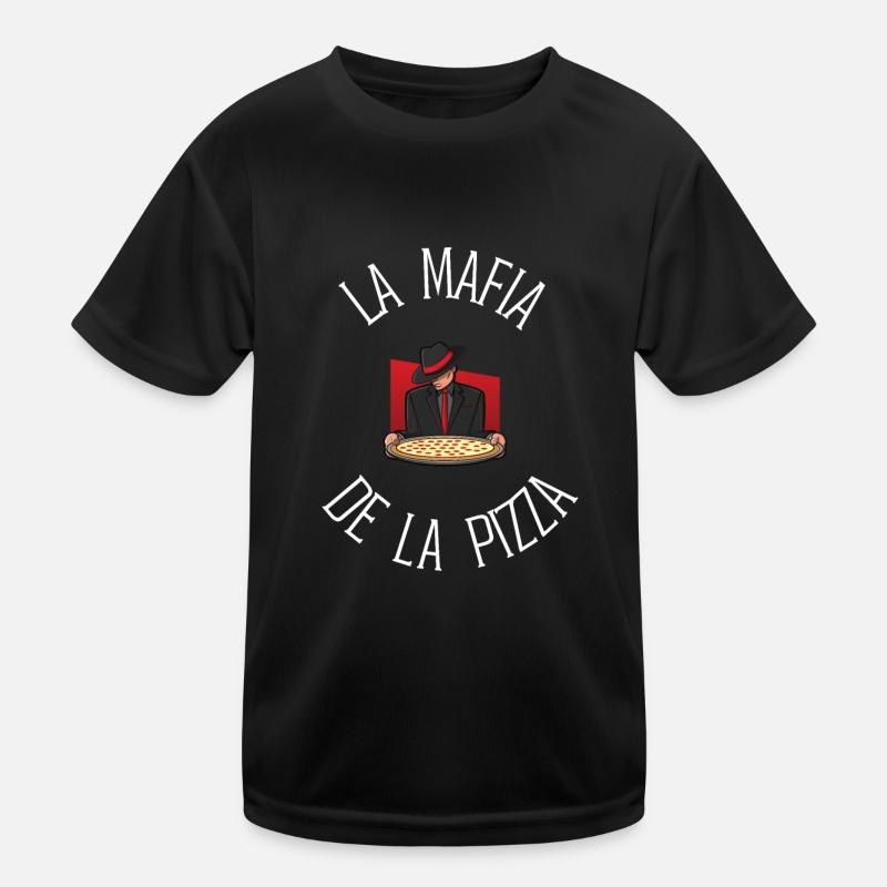 LA MAFIA DE LA PIZZA idée cadeau humour T-shirt sport Enfant