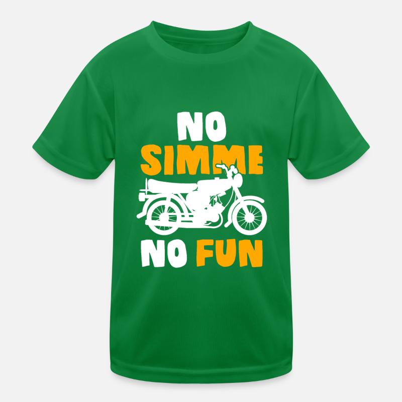 Schwalbenfahrer Schwalbe DDR Moped Nostalgie Kinder Funktions-T-Shirt