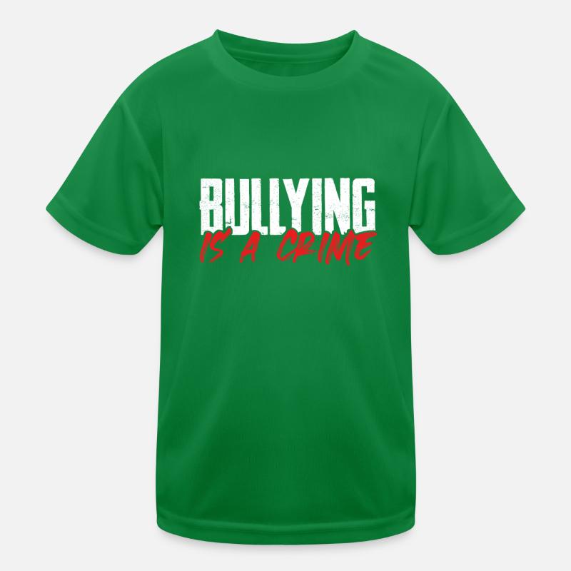 Anti-Mobbing-Geschenk-Mobbing ist ein Verbrechen Anti Kinder Funktions-T-Shirt