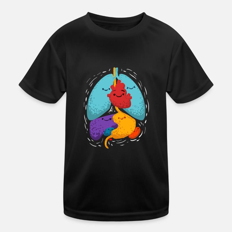 Cadeau d’anatomie des organes internes pour les médecins T-shirt sport Enfant