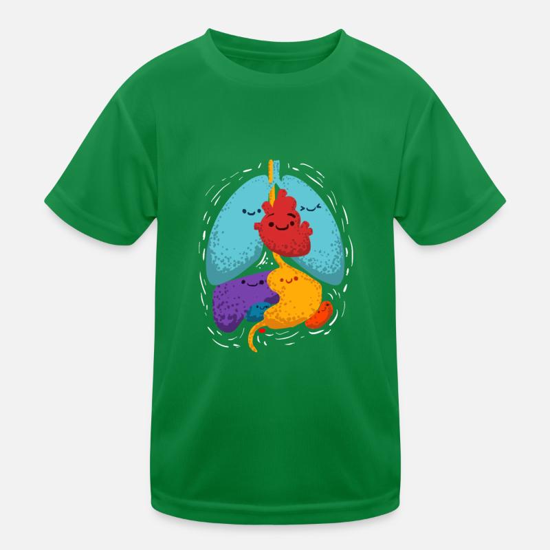 Cadeau d’anatomie des organes internes pour les médecins T-shirt sport Enfant