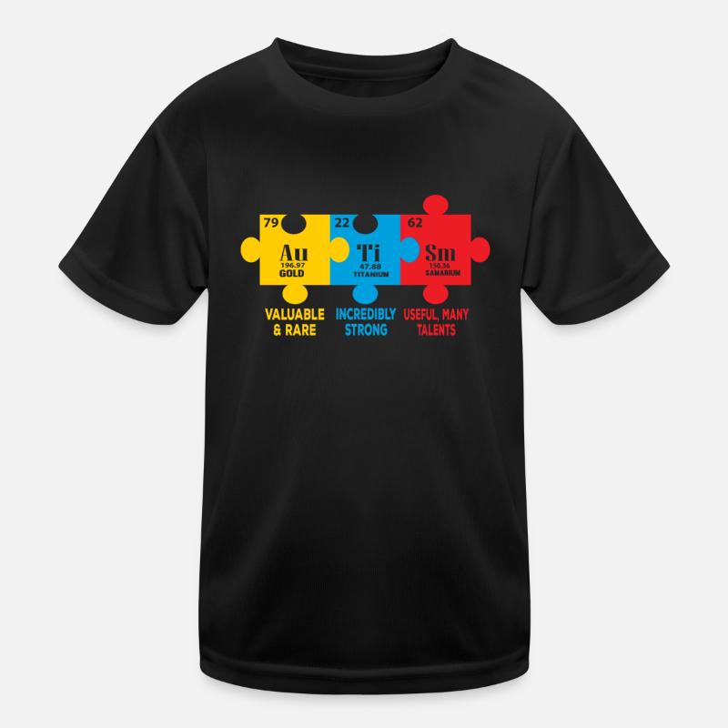 Autism Awareness elements T-shirt sport Enfant