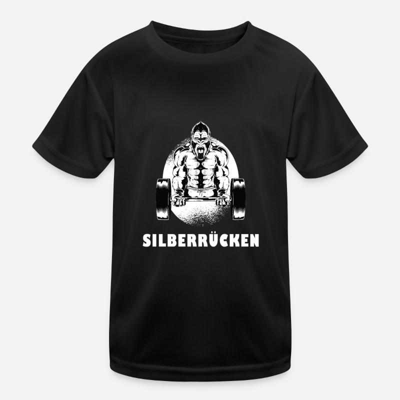 Silberrücken | Gorilla Kinder Funktions-T-Shirt