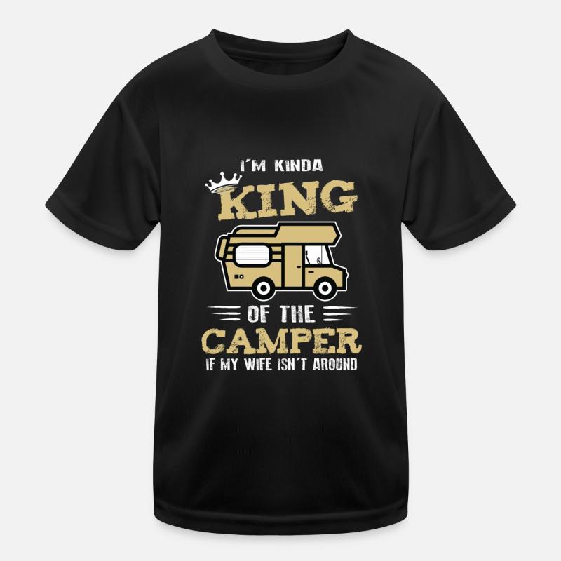 Womo Camper King Si épouse Pas Da Wohnmobil T-shirt sport Enfant
