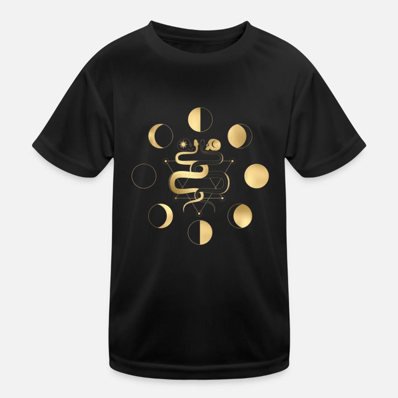 Tarot card occult astrology gothic esoteric Kids Functional T-Shirt