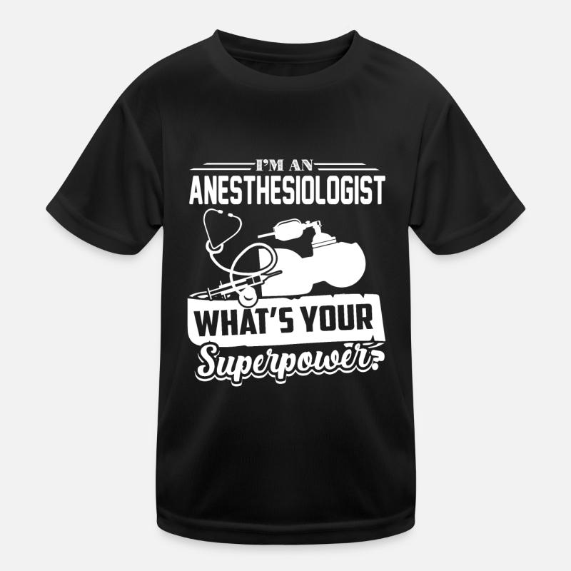 Anästhesist I. bin Anästhesist Kinder Funktions-T-Shirt