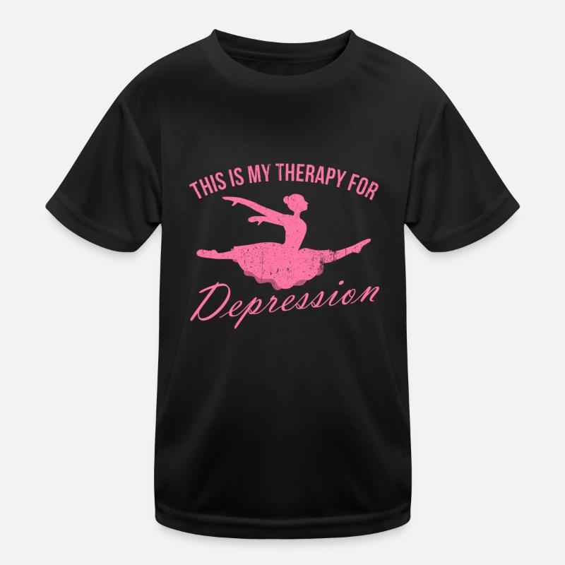 Ballet thérapie sort de danse de ballet sort T-shirt sport Enfant
