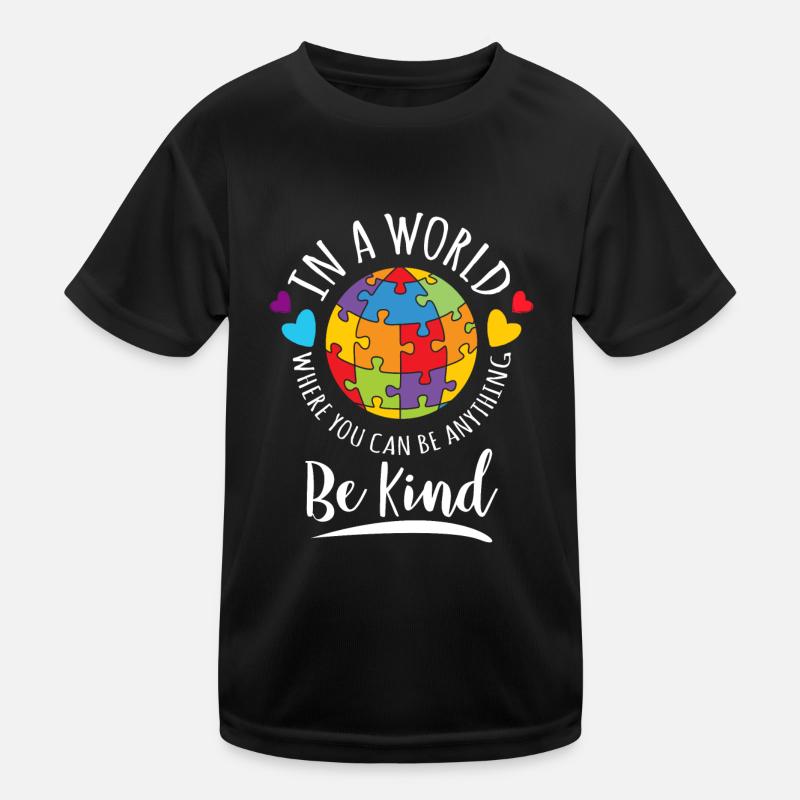 Sensibilisation à l’autisme Soyez gentil T-shirt sport Enfant