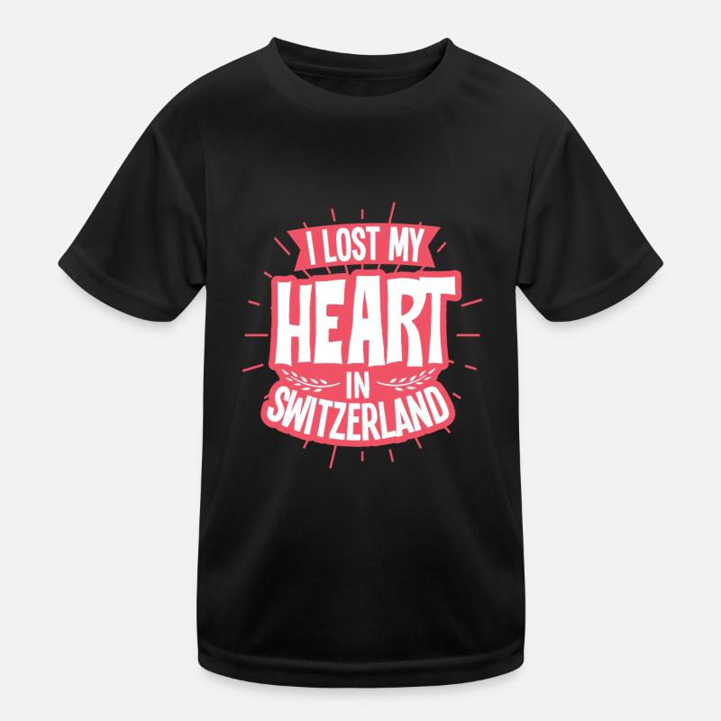 Schweiz Kinder Funktions-T-Shirt