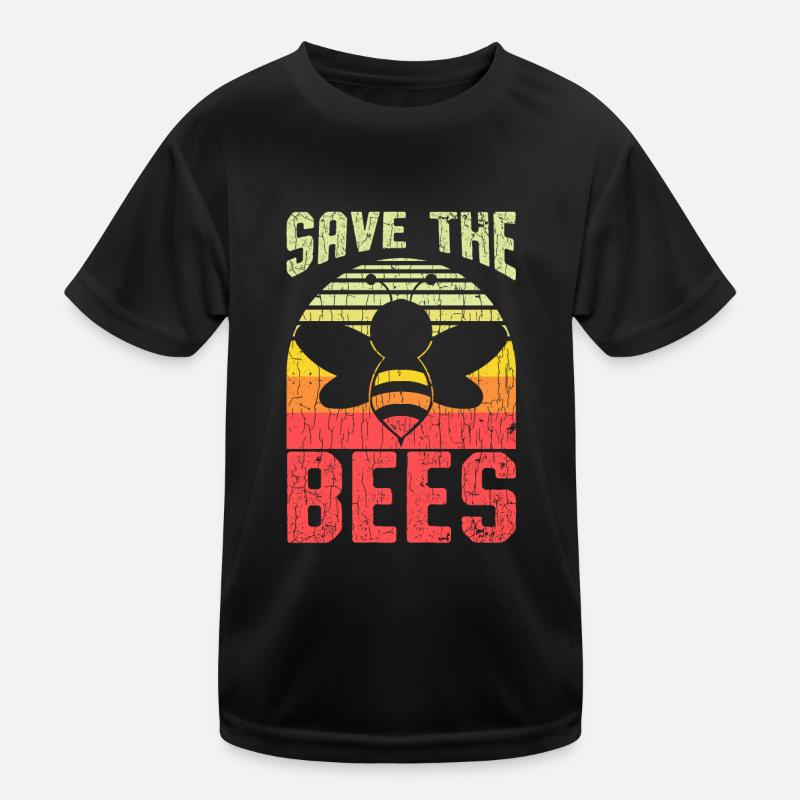 Save the bees Kids Functional T-Shirt