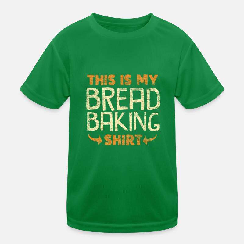 Bread bake baker Kids Functional T-Shirt