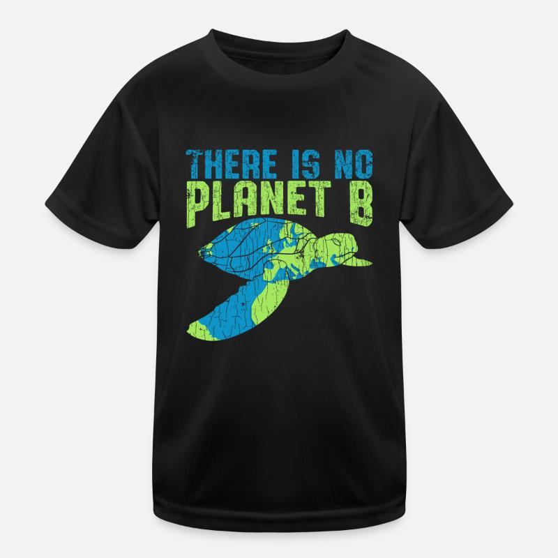 No Planet B Kinder Funktions-T-Shirt