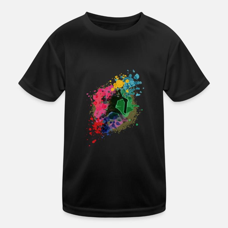 Scooter Tretroller Stunts Skatepark Kinder Funktions-T-Shirt