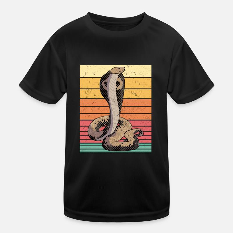 cobra - Kids Functional T-Shirt - black