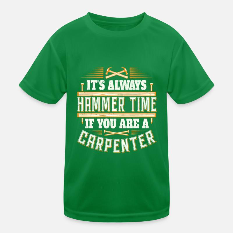 Zimmermann Geschenk - Zimmerer Handwerker Kinder Funktions-T-Shirt