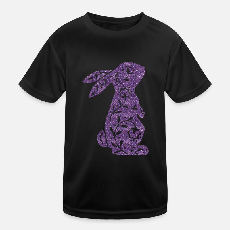 Pâques, le lapin de Pâques Joyeuses Pâques T-shirt sport Enfant