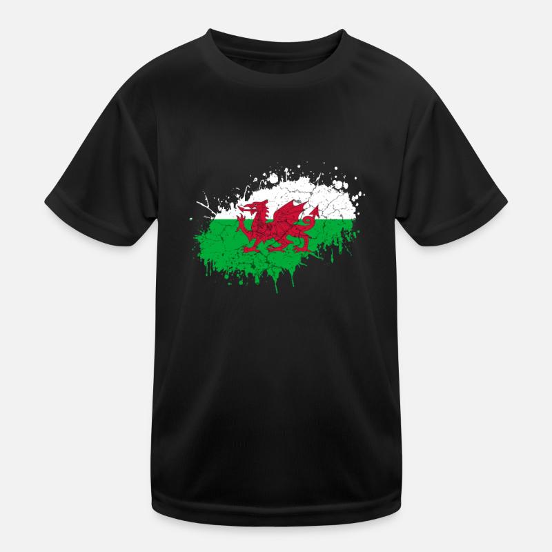 Pays de Galles T-shirt sport Enfant
